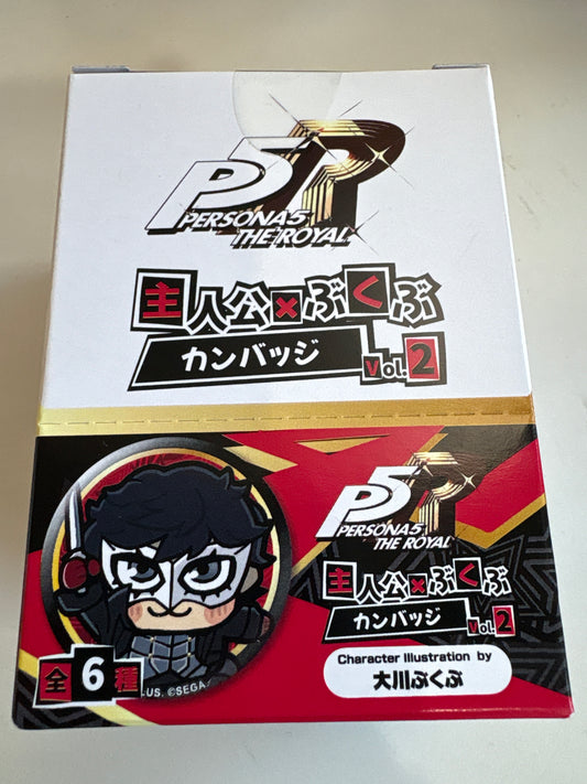 ペルソナ5 ザ・ロイヤル 主人公×ぶくぶ カンバッジ Vol.2 全6種 池袋