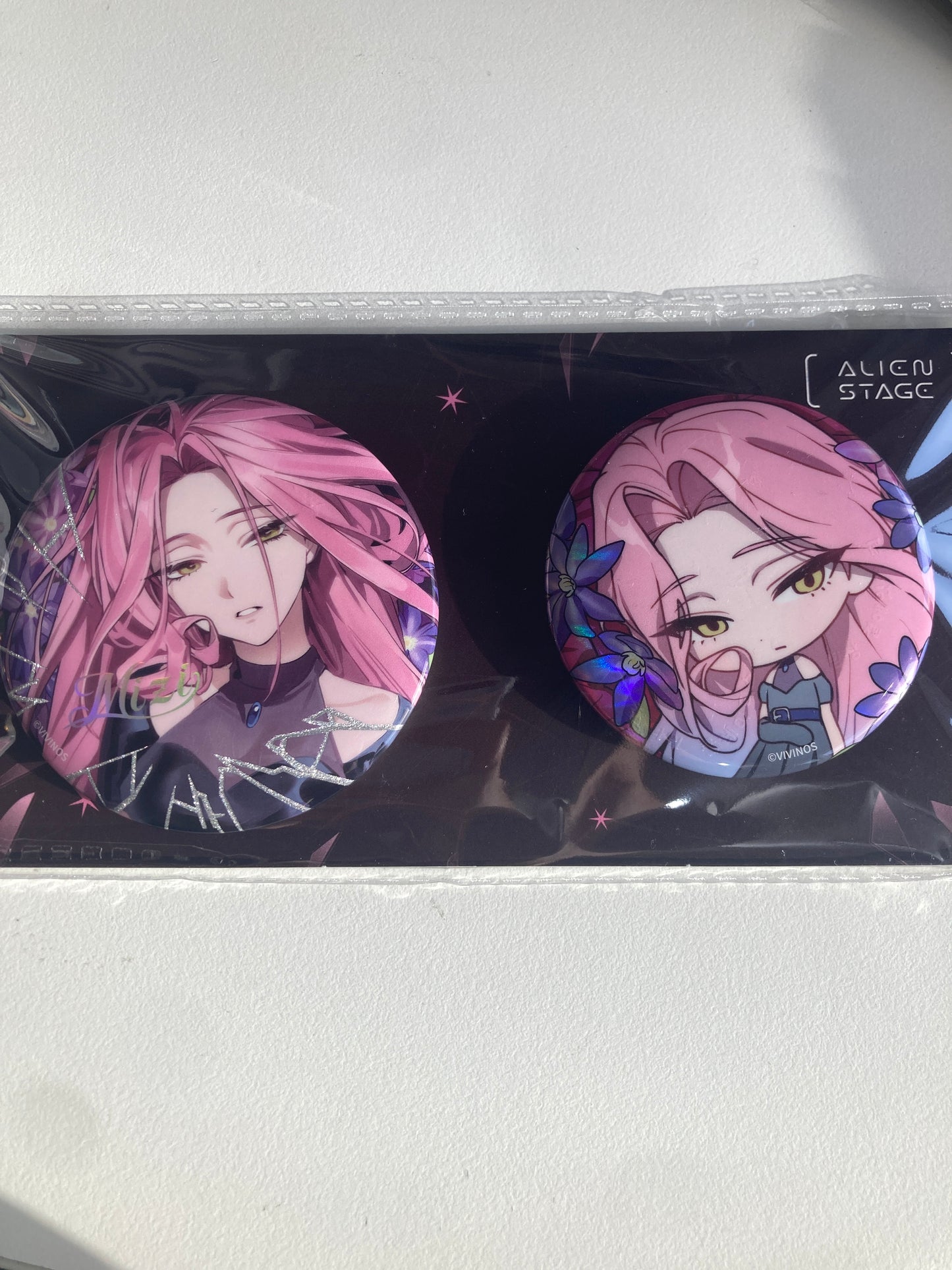 「ALIEN STAGE」Drowing Bloom ～眠りに沈む骸花～ 缶バッジセット Mizi(池袋)