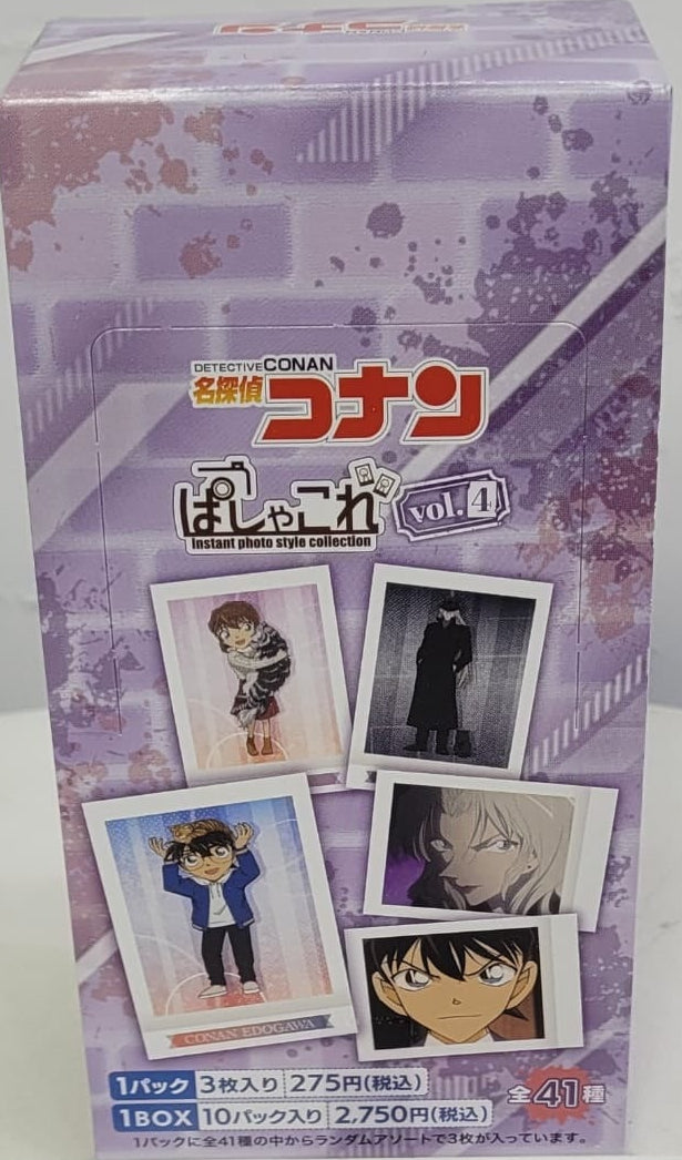 名探偵コナン ぱしゃこれ vol.4　10パック入りBOX | DETECTIVE CONAN Case Closed pashakore instant photo style collection vol.4 | 名偵探柯南相卡第4彈