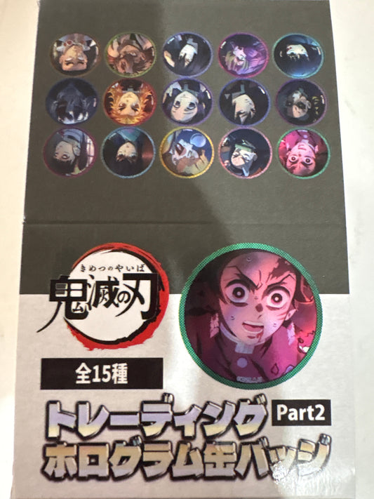 「鬼滅の刃」 トレーディングホログラム缶バッジ Part2 (池袋)