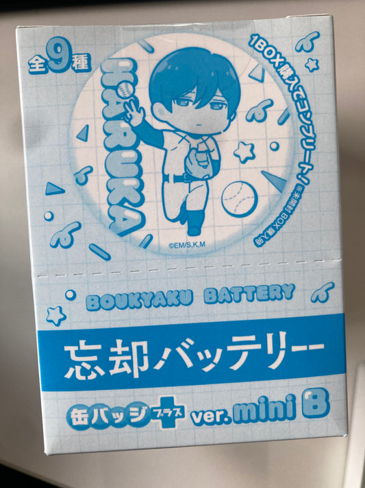 忘却バッテリー 缶バッジ＋ ver.mini B(池袋)
