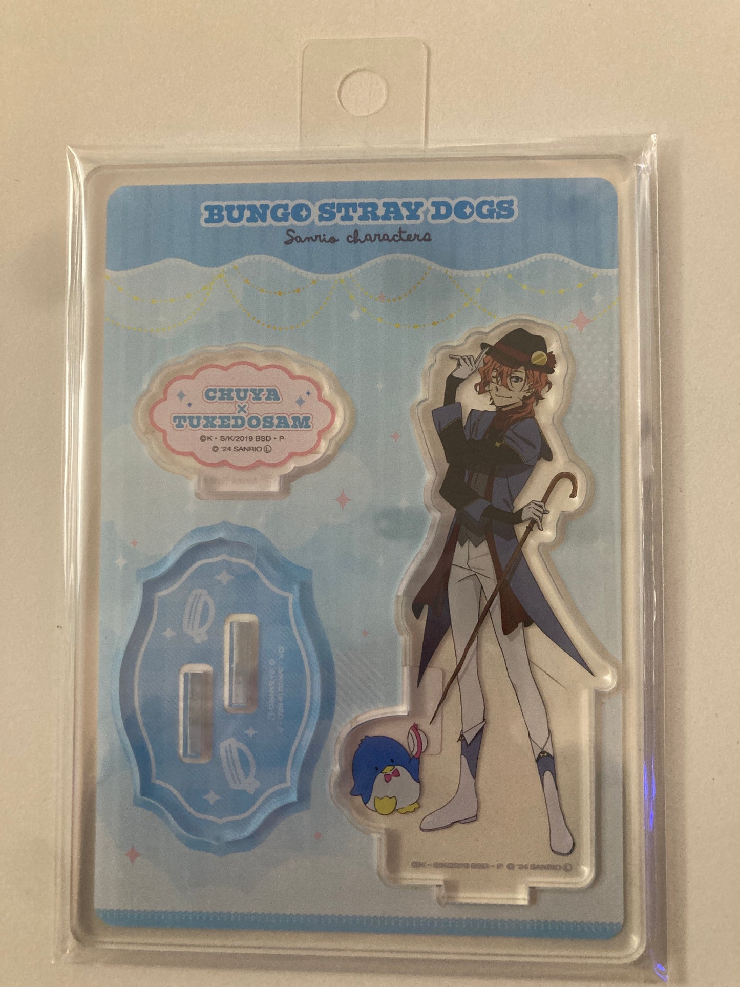 文豪ストレイドッグス×サンリオキャラクターズ アクリルスタンド 中原中也×タキシードサム(池袋)