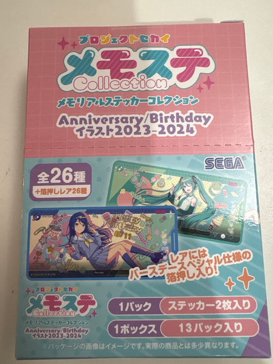 プロジェクトセカイ カラフルステージ！ feat. 初音ミク Anniversary/Birthdayイラスト2023-2024 メモステコレクション(池袋)