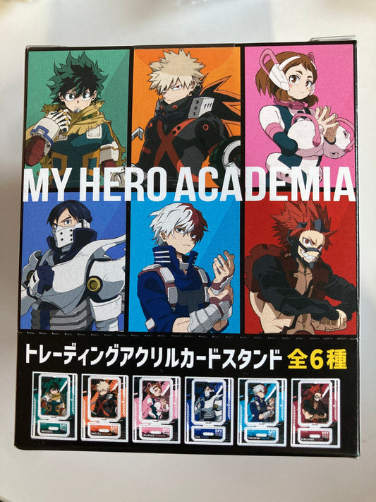 僕のヒーローアカデミア トレーディングアクリルカードスタンド 7期新ビジュアル(池袋)