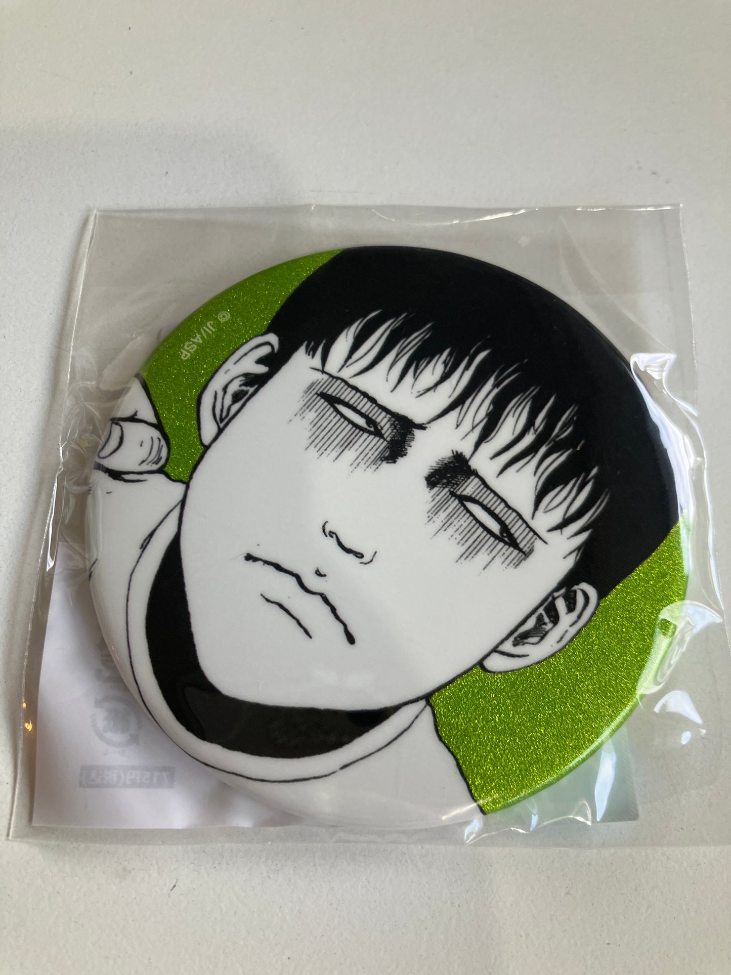 伊藤潤二『マニアック』 双一 扉絵グリッター缶バッジ ver.A(池袋)