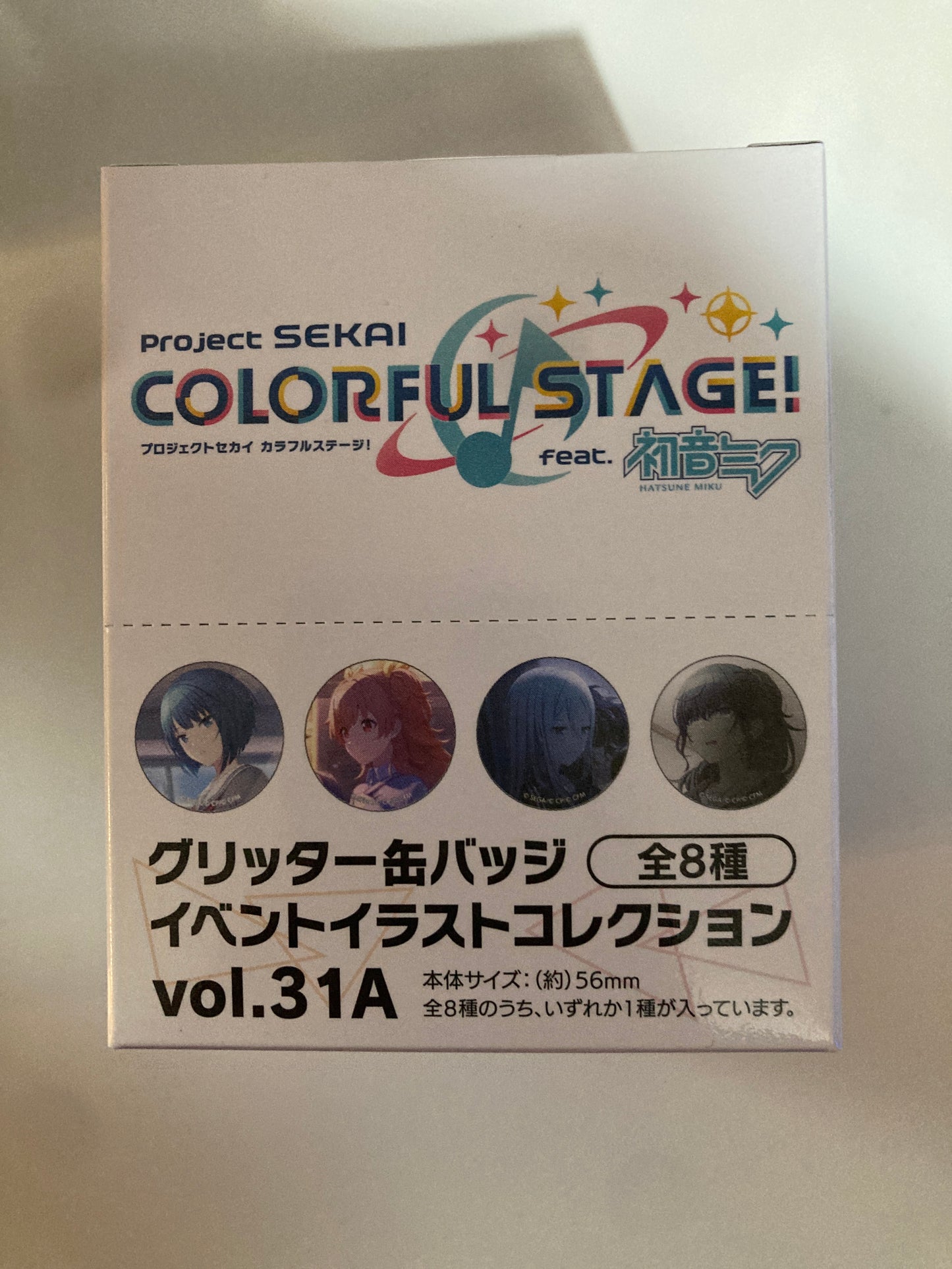 プロジェクトセカイ カラフルステージ！ feat. 初音ミク グリッター缶バッジ イベントイラストコレクション vol.31 A(池袋)