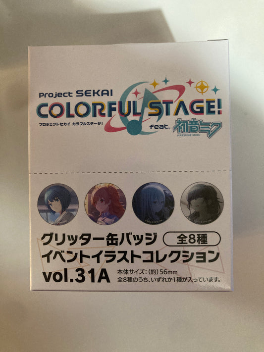 プロジェクトセカイ カラフルステージ！ feat. 初音ミク グリッター缶バッジ イベントイラストコレクション vol.31 A(池袋)