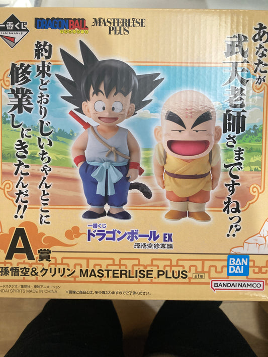 一番くじ ドラゴンボール EX 孫悟空修業編 A賞 孫悟空&クリリン MASTERLISE PLUS (池袋)