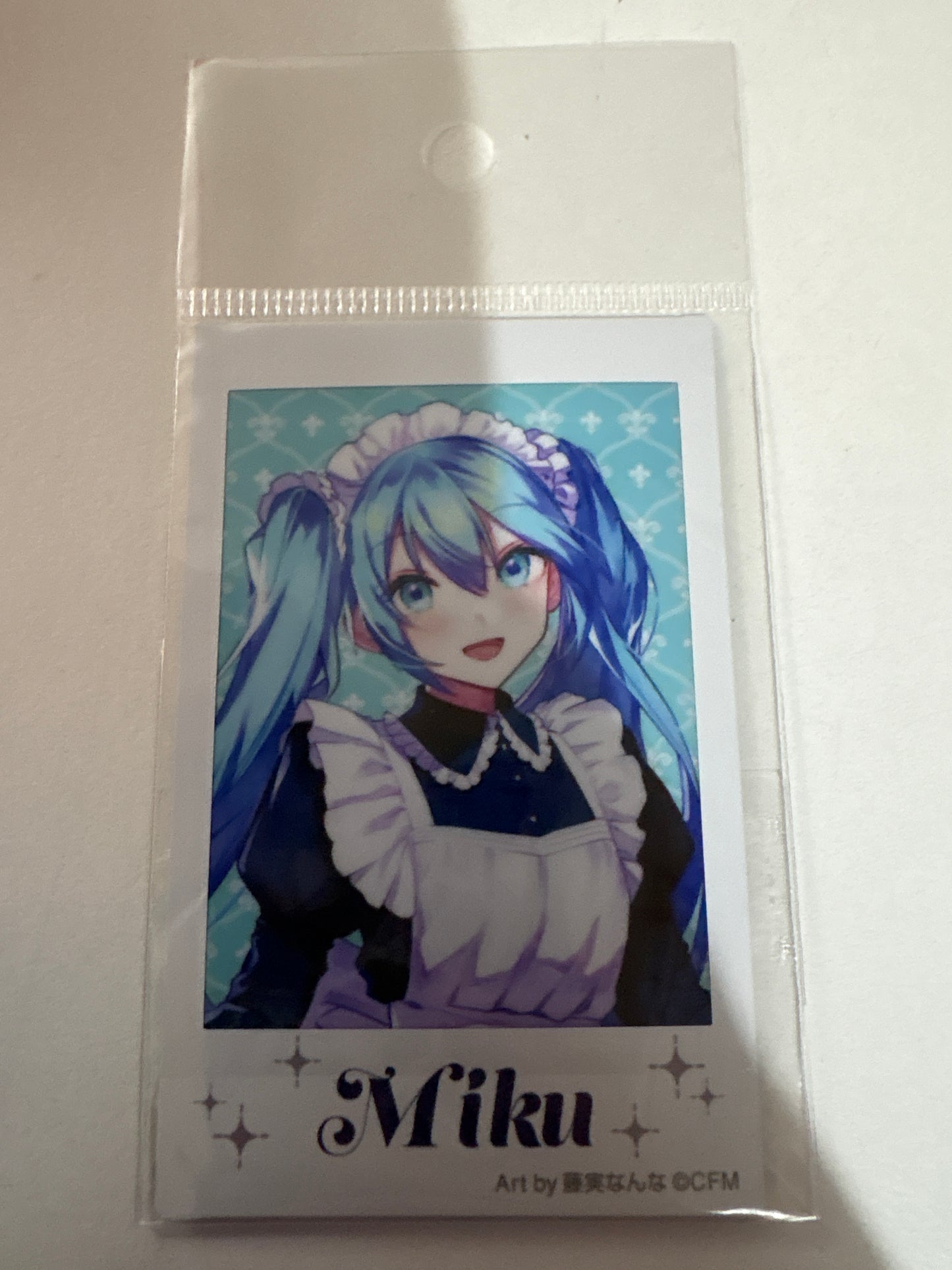 初音ミクシリーズ　チェキプリント／初音ミク　メイド＆執事　Art by 藤実なんな(池袋)