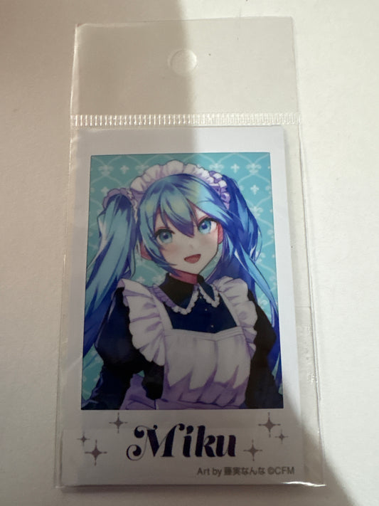 初音ミクシリーズ　チェキプリント／初音ミク　メイド＆執事　Art by 藤実なんな(池袋)