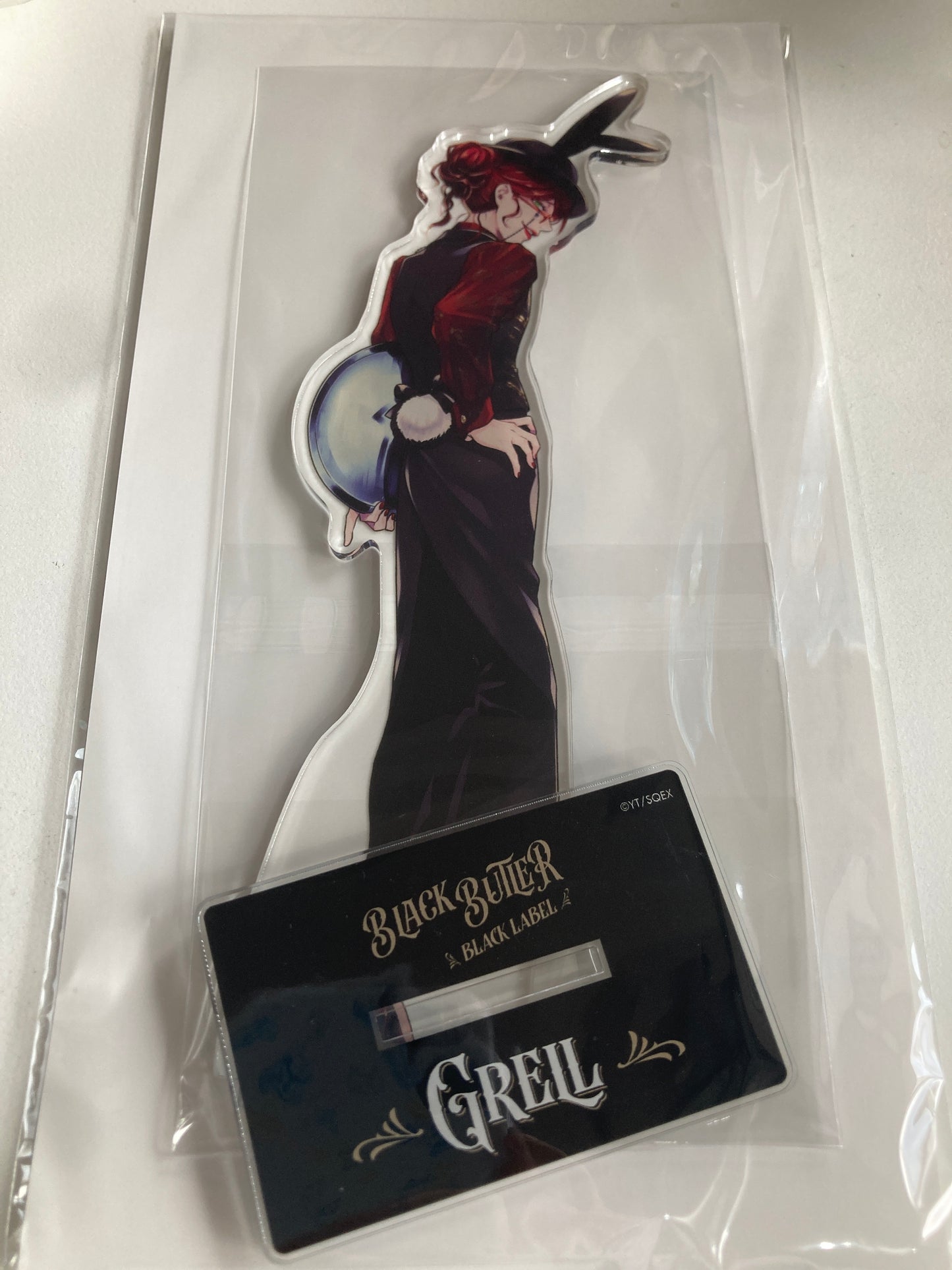 「黒執事 Black Label」ビッグアクリルスタンド グレル Cafe & Shop Edition (池袋)