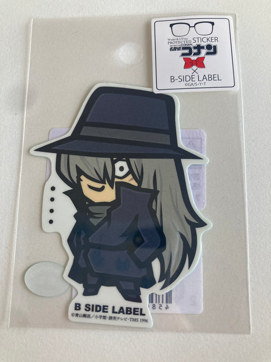 B-SIDE LABELステッカー　(名探偵コナン)ジン｢・・・・｣ (池袋)