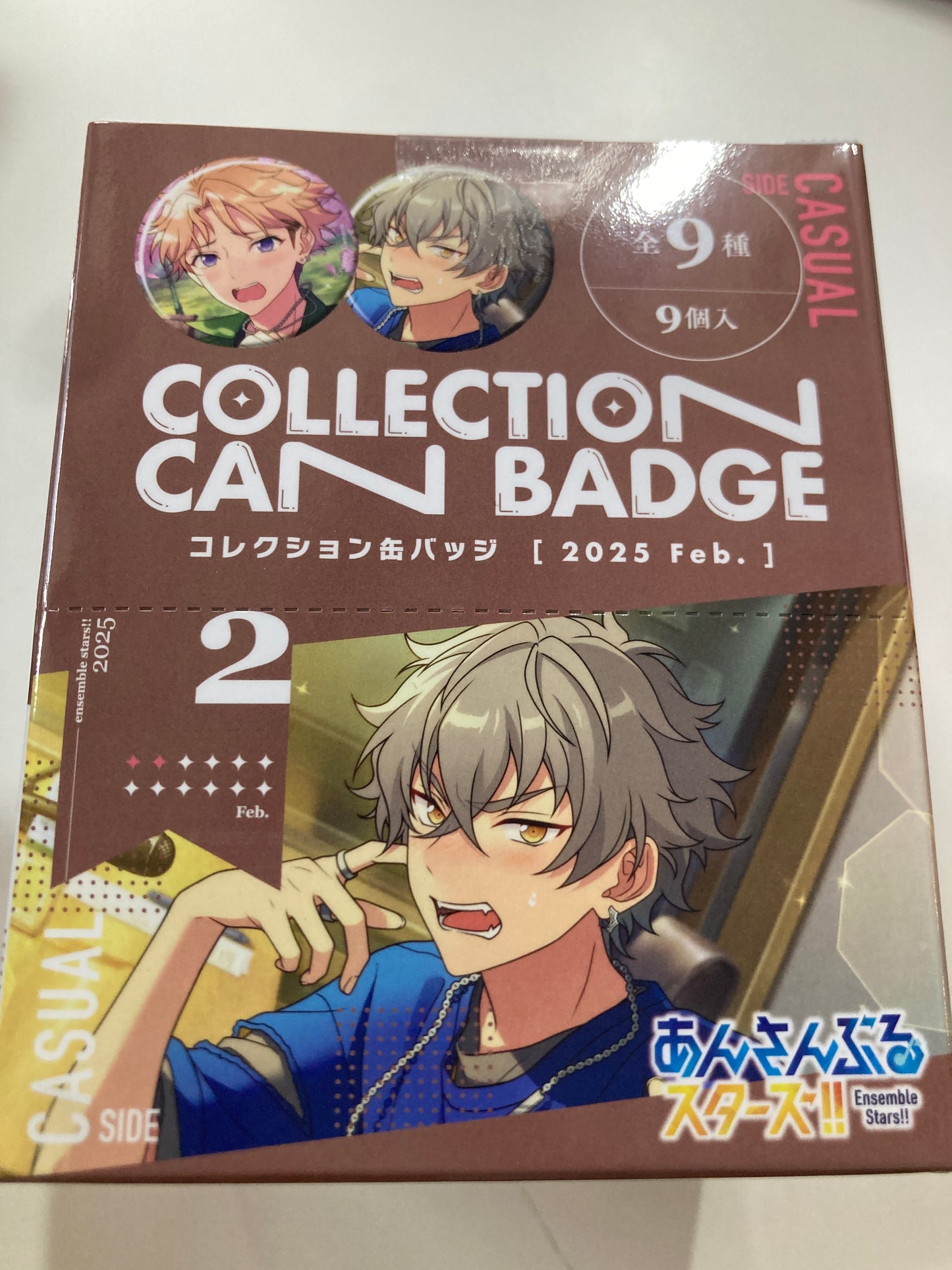 あんさんぶるスターズ！！ コレクション缶バッジ［2025 Feb.］-Casual Side- (池袋)