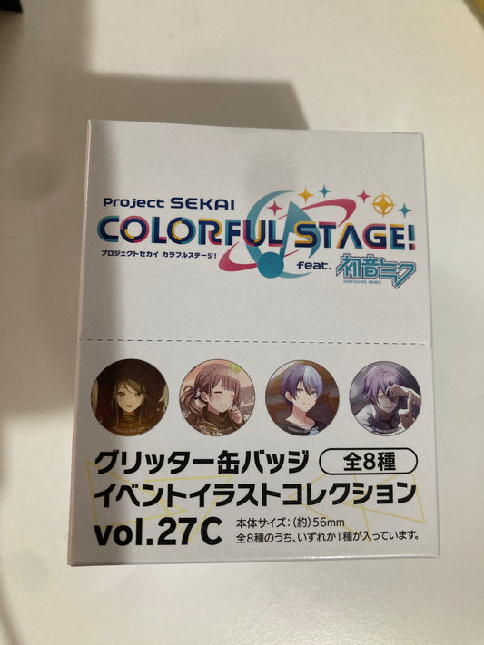 プロジェクトセカイ カラフルステージ！ feat. 初音ミク グリッター缶バッジ イベントイラストコレクション vol.27 C