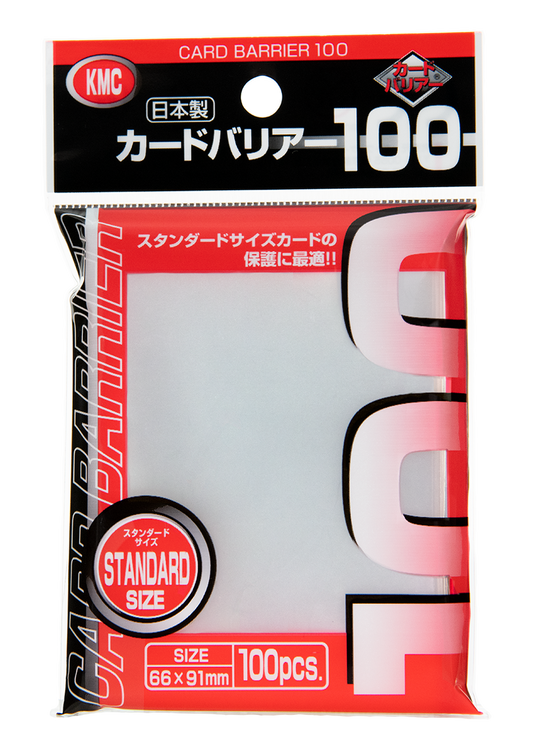 KMC Card Barrier 100 Clear 100pcs