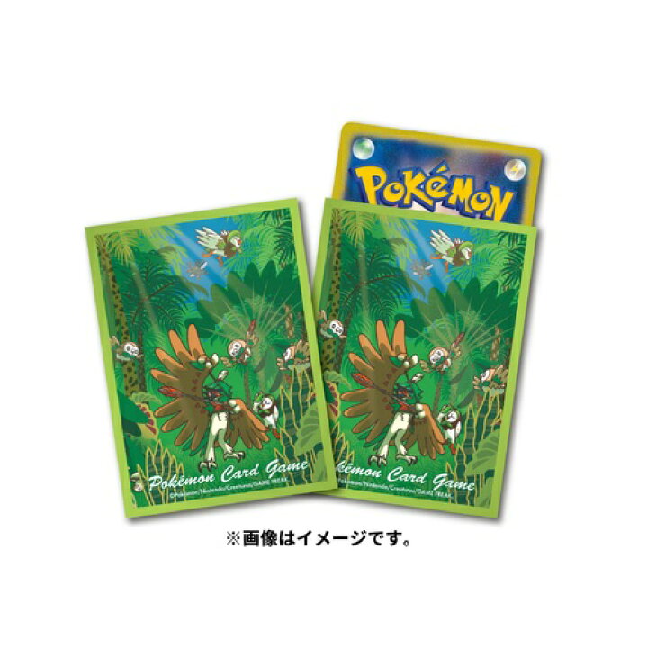 ポケモンセンターオリジナルポケモンカードゲームデッキシールドスリーブevolution track ジュナイパーモクローフクスロー