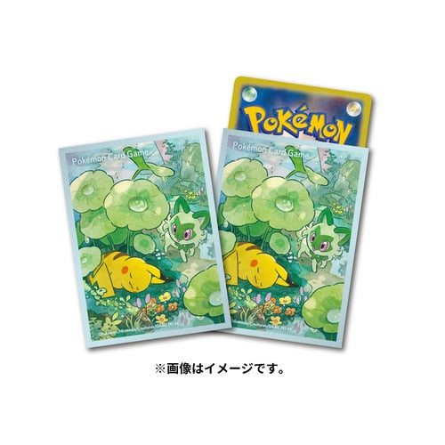 ポケモンカードゲーム デッキシールド ピカチュウ&ニャオハ