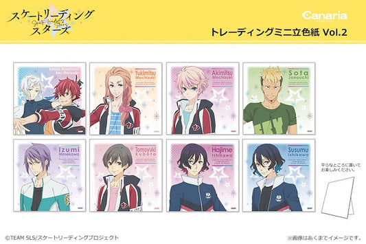 花樣滑冰Stars : 日版座枱色紙Vol.2 (8 個入)  tcs