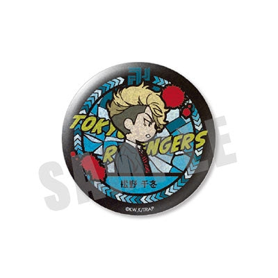 東京リベンジャーズ VETCOLO グリッター缶バッジ 15.松野千冬（中学生）can badge