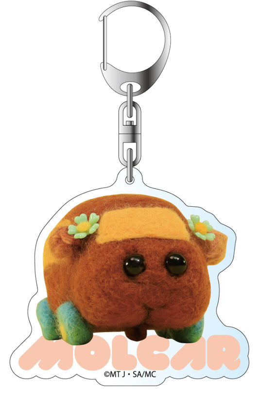 PUI PUI モルカー　アクリルキーホルダー　チョコ