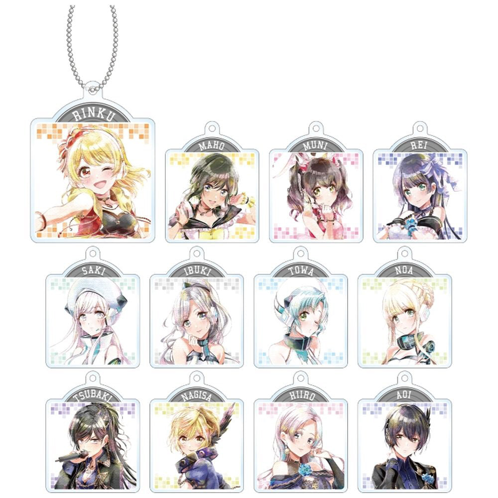 D4DJ Groovy Mix トレーディングAni-Art aqua label アクリルキーホルダーVer. Acrylic acrylic keychain