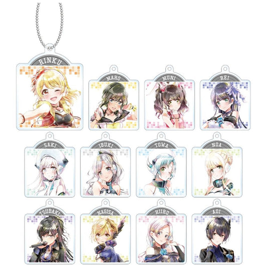 D4DJ Groovy Mix トレーディング Ani-Art aqua label アクリルキーホルダー Ver. Acrylic acrylic keychain