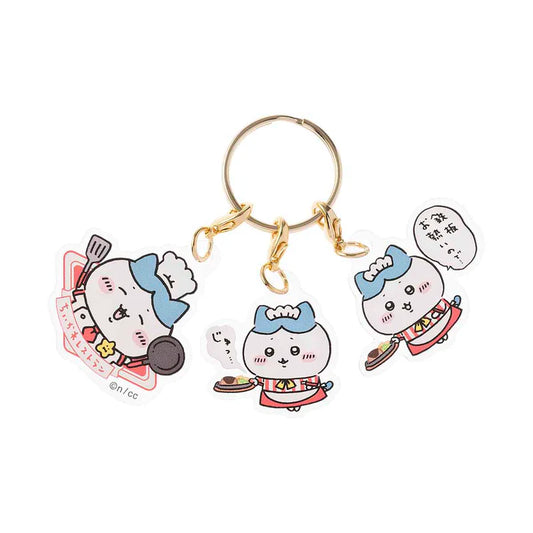 Chikawa Chikawa Restaurant Hachiware's triple acrylic charm as. kc.
