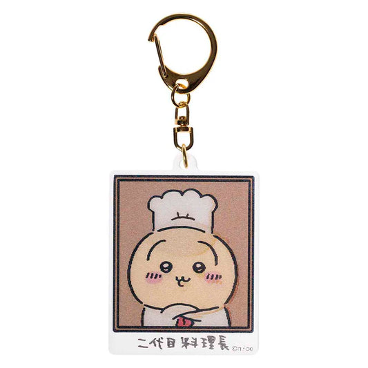 Chikawa Chikawa Restaurant Lenticular Key Chain (Chef) kc.