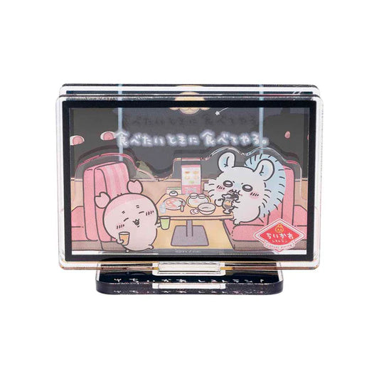 Chikawa Chikawa Restaurant Layer Acrylic Stand (I'll eat it when I want to.) as.