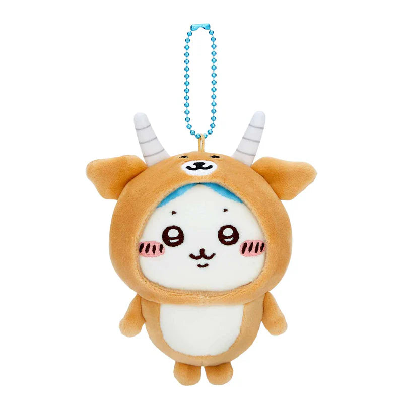 Nagano Market Hachiware mascot wearing an early impala kh. plush