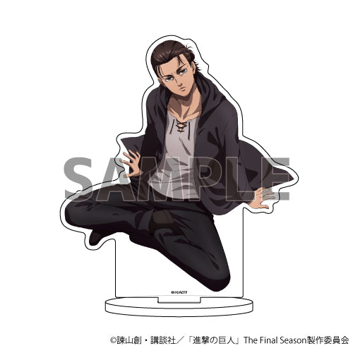 キャラアクリルフィギュア「進撃の巨人」14/座りver. エレン as.