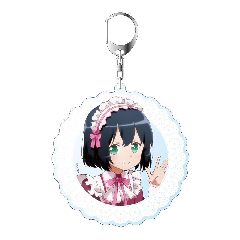 となりの吸血鬼さん 描き下ろし 灯 メイド アクリルキーホルダー