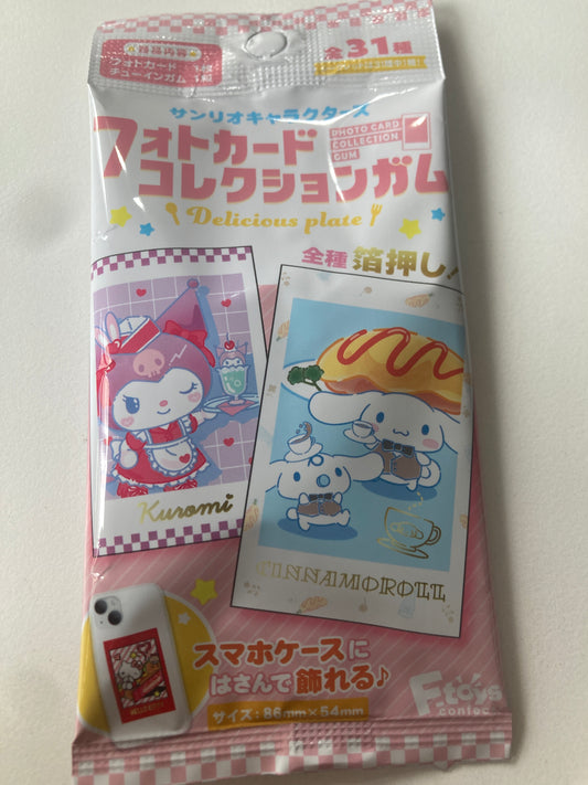 サンリオキャラクターズ フォトカードコレクションガム デリシャスプレート(池袋)