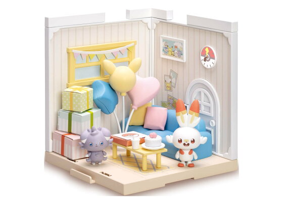 ポケモン　ポケピースハウス　ラウンジ　ヒバニー＆ニャスパー
