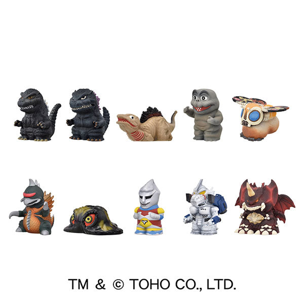 ゴジラ ソフビパペットマスコット2