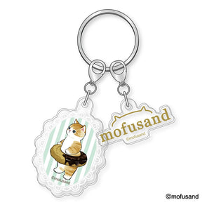mofusand もふもふストア 2連アクリルキーホルダー(ドーナツ)