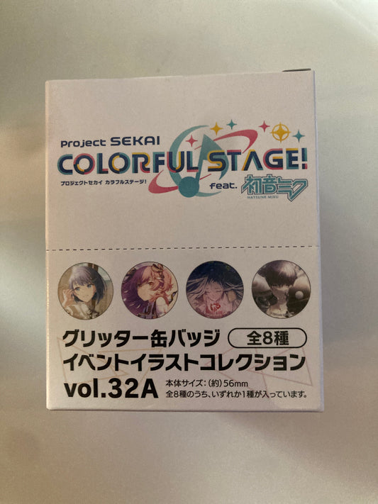 プロジェクトセカイ カラフルステージ！ feat. 初音ミク グリッター缶バッジ イベントイラストコレクション vol.32 A(池袋)