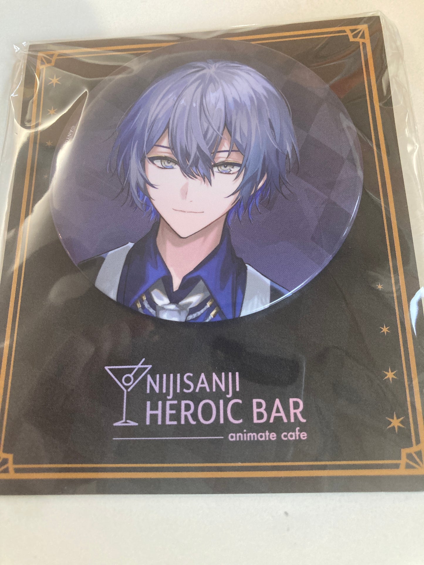 【Animate Cafe】にじさんじ（HEROES） 台紙付きBIG缶バッジ 小柳ロウ(池袋)