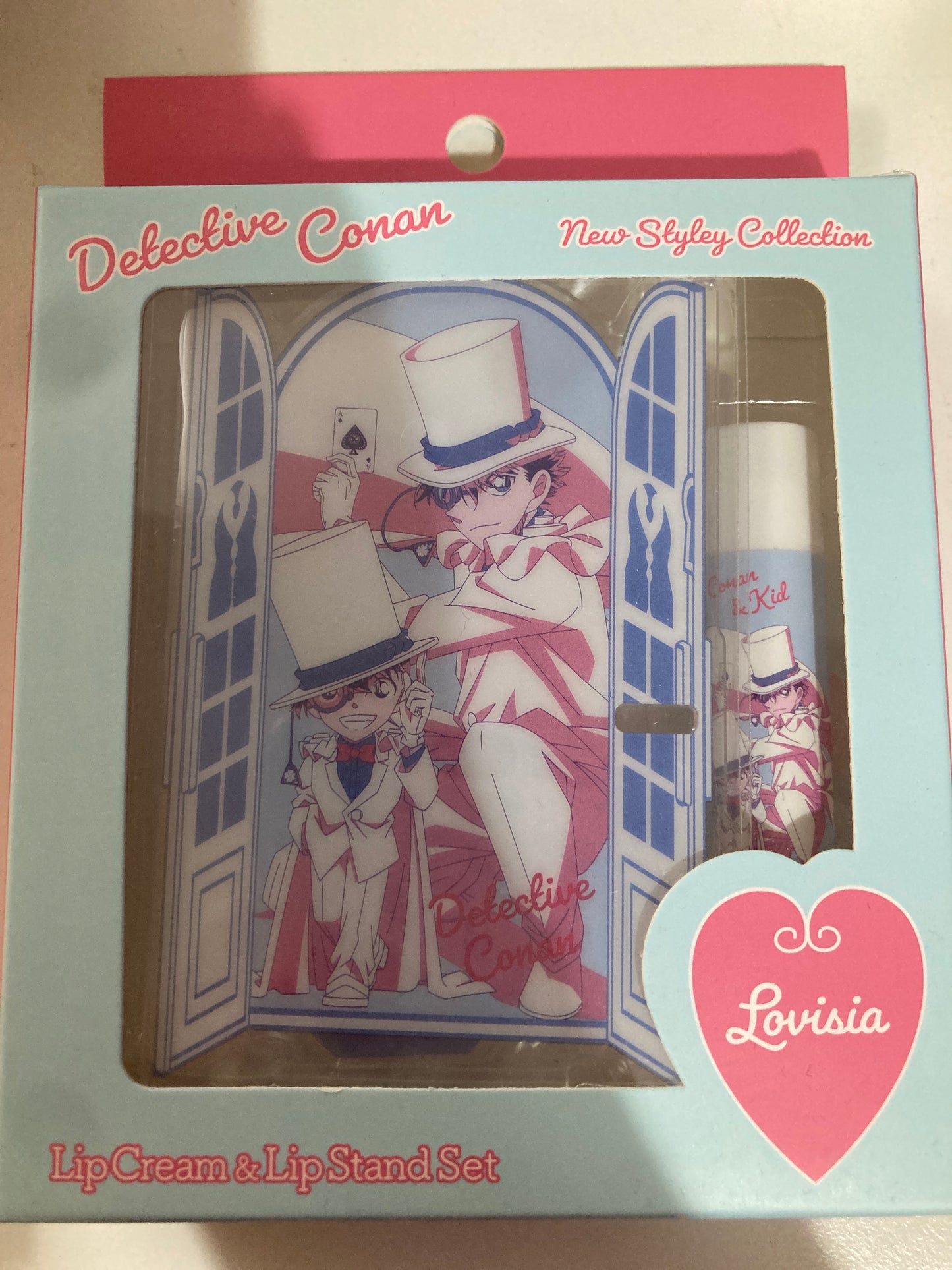 名探偵コナン Lovisia リップクリーム&リップスタンドセット コナン&キッド (池袋)