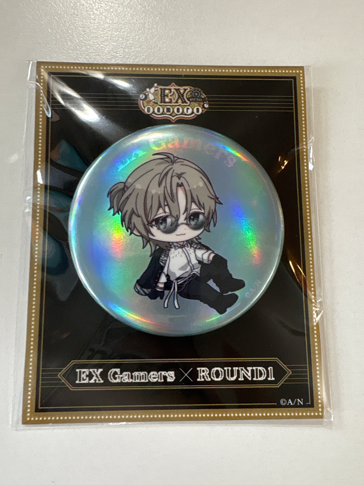 【ROUND1限定】EXゲーマーズ × ROUND1 にじさんじ 缶バッジ 叶 (ミニキャラver.) (IKE)