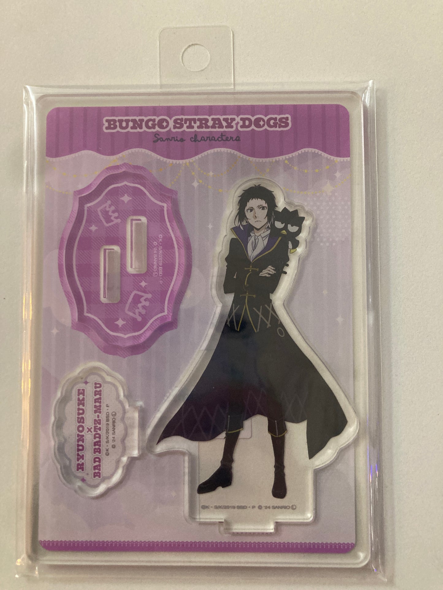 文豪ストレイドッグス×サンリオキャラクターズ アクリルスタンド 芥川龍之介×バッドばつ丸 (池袋)