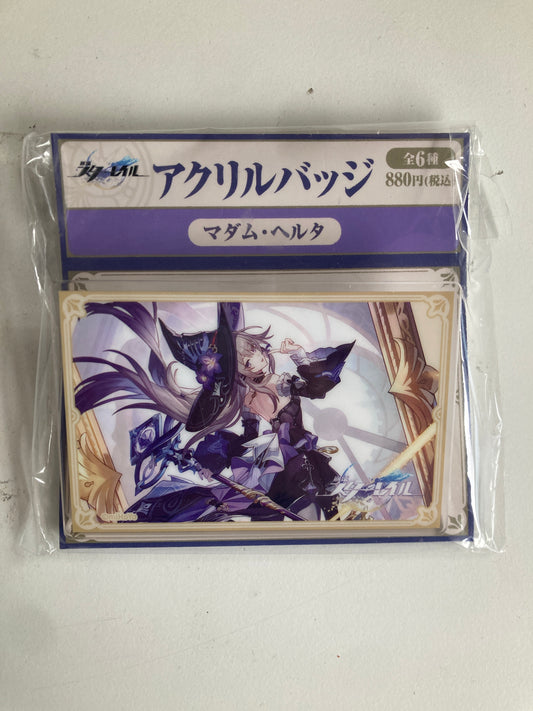 【lawson限定】「崩壊：スターレイル」アクリルバッジ　マダム・ヘルタ (池袋)