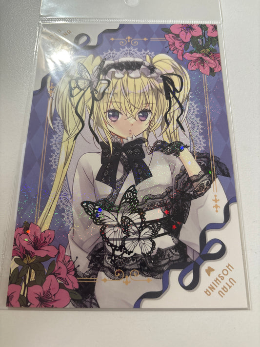 【限定】『しゅごキャラ！』×浅草花やしき ホログラムポストカード  ほしな 歌唄 (池袋)