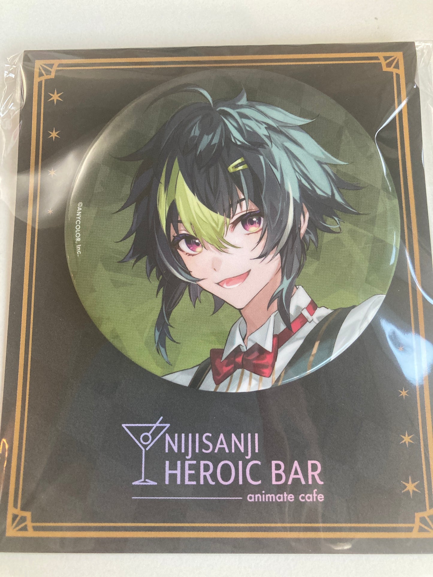 【Animate Cafe】にじさんじ（HEROES） 台紙付きBIG缶バッジ 伊波ライ(池袋)