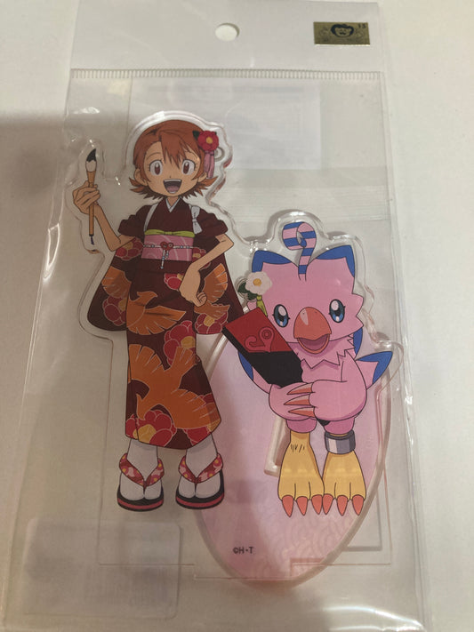 アクリルスタンド「デジモンアドベンチャー」11/武之内空＆ピヨモン　お正月ver. (池袋)