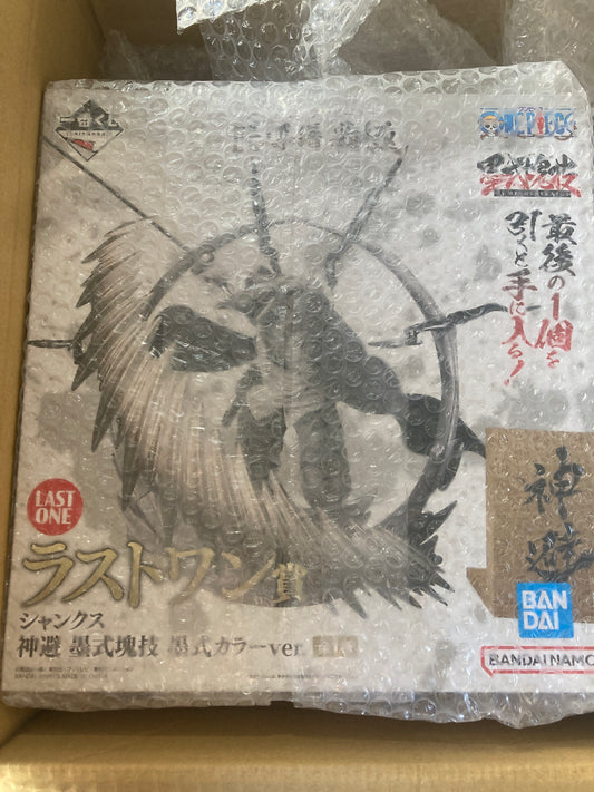 一番くじ ワンピース 匠ノ系譜 覇極ラストワン賞 シャンクス 神避 墨式塊技 墨式カラーver. (池袋)