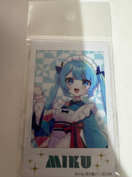 初音ミクシリーズ チェキプリント／初音ミク　和風喫茶　Art by 羽々倉ごし (池袋)