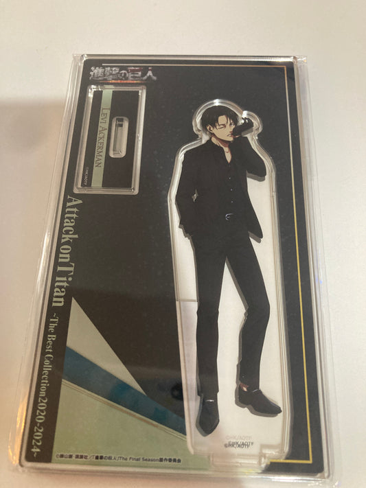 進撃の巨人ｘカラオケの鉄人（Black formal）アクリルスタンド　リヴァイ(Agf)(池袋)