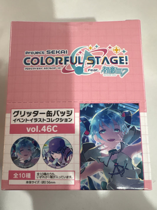 プロジェクトセカイ カラフルステージ！ feat. 初音ミク グリッター缶バッジ イベントイラストコレクション vol.46 C(池袋)