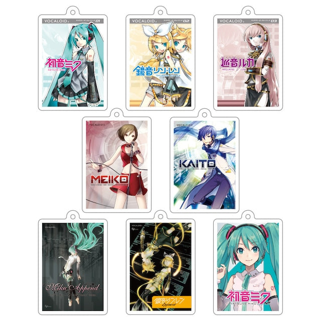 パッケージアクリルキーホルダー Vol.1 北海道初音tcb 01 snowmiku sky town